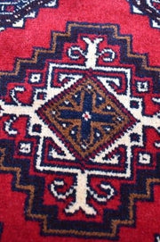 5.11 x 3.8 Ft, Collector piece Vintage Afghan Rug, Medium Sarooq Bukhara Rug, - sustainably made MOMO NEW YORK sustainable clothing, rug slow fashion