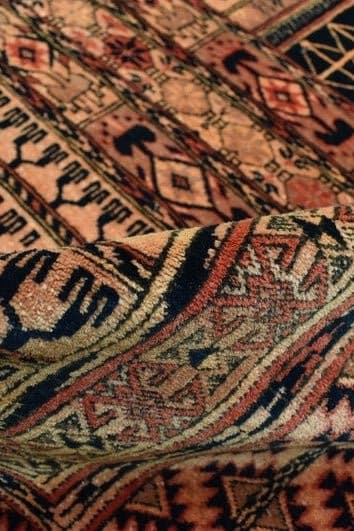 5.4 x 4.3 Ft,Vintage Camel Wool Famous Hatchulu Parda Turkoman Rug,Handmade Oriental Rug,Turkmen Afghan rug - sustainably made MOMO NEW YORK sustainable clothing, rug slow fashion