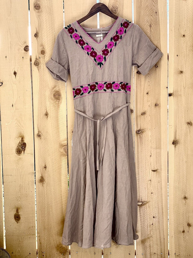 A Flower Dress - sustainably made MOMO NEW YORK sustainable clothing, saleojai slow fashion