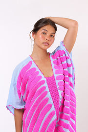 BEACH KAFTAN DRESS MARIE CLAIRE - sustainably made MOMO NEW YORK sustainable clothing, kaftan slow fashion