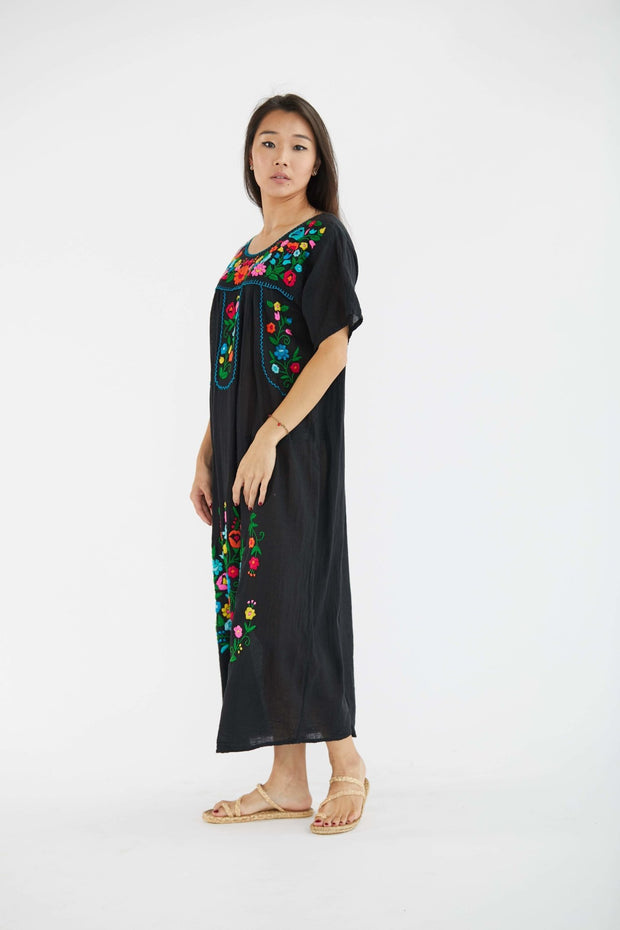 Bohemian Everlasting Summer Dress Noe - sustainably made MOMO NEW YORK sustainable clothing, Boho Chic slow fashion