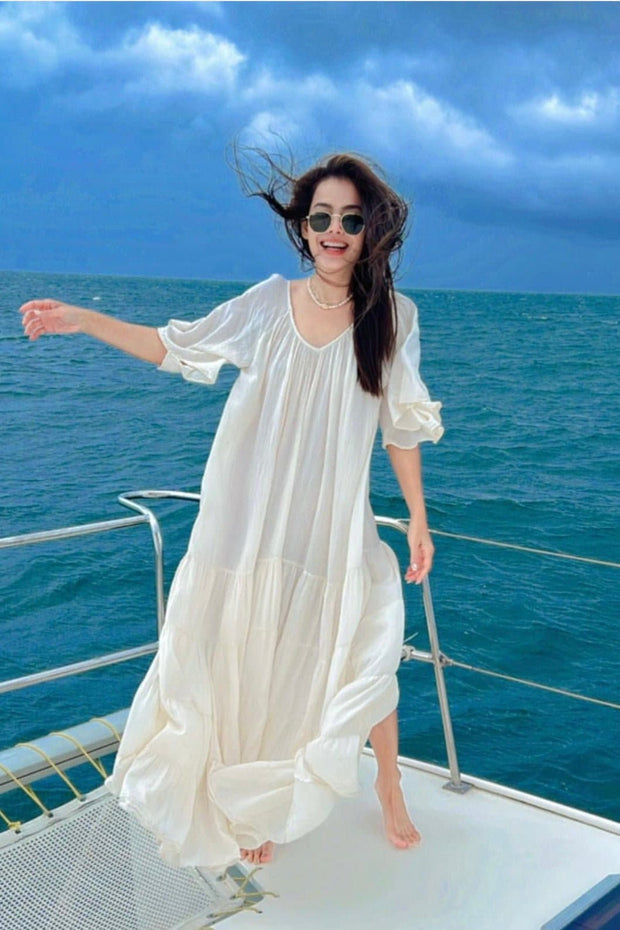 sustainable boho dresses Boho Organic Women Dress