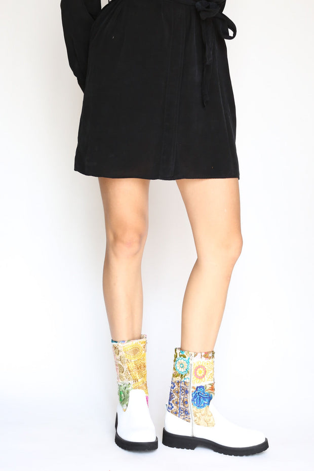 COMBAT CHUNKY BOOTS FREJA - sustainably made MOMO NEW YORK sustainable clothing, boots slow fashion