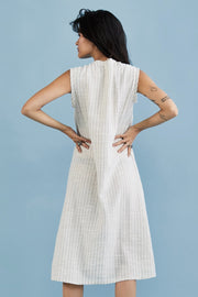 COTTON DRESS KAREN - sustainably made MOMO NEW YORK sustainable clothing, kaftan slow fashion