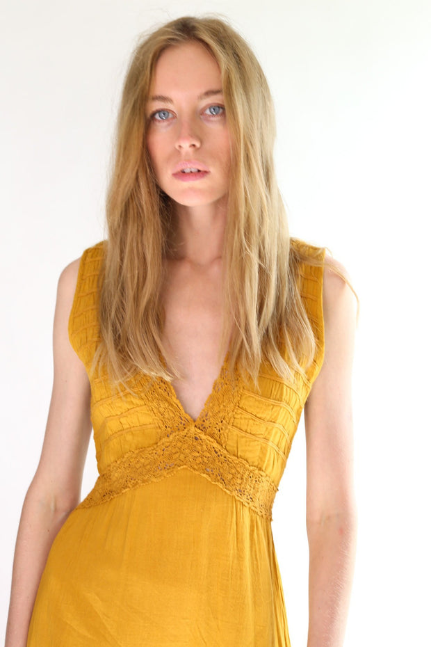 COTTON DRESS SANQWA - sustainably made MOMO NEW YORK sustainable clothing, kaftan slow fashion