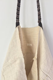 COTTON HEMP TOTE BAG FAH - sustainably made MOMO NEW YORK sustainable clothing, samplesale1022 slow fashion