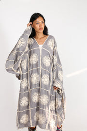 CROCHET KIMONO MAIGRET - sustainably made MOMO NEW YORK sustainable clothing, resort2023 slow fashion