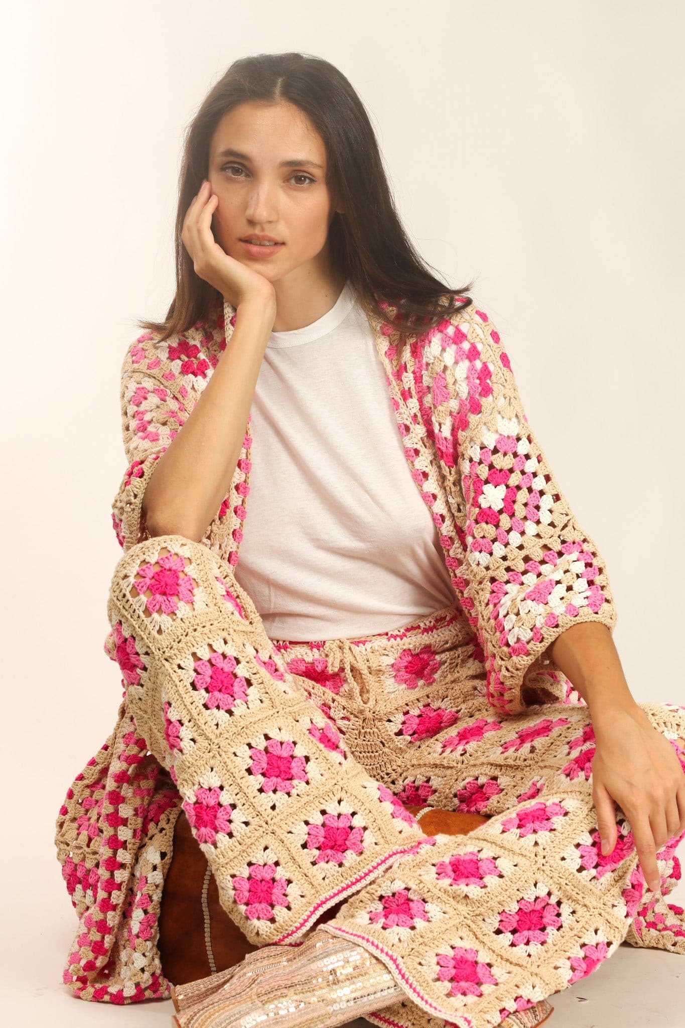 Blue Maslin Crochet With Rich Digital Print Plazzo Suit - PrazuFashion -  4189618