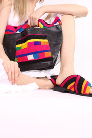 CROSS SHOULDER CLUTCH BAG CINDY - sustainably made MOMO NEW YORK sustainable clothing, offer slow fashion