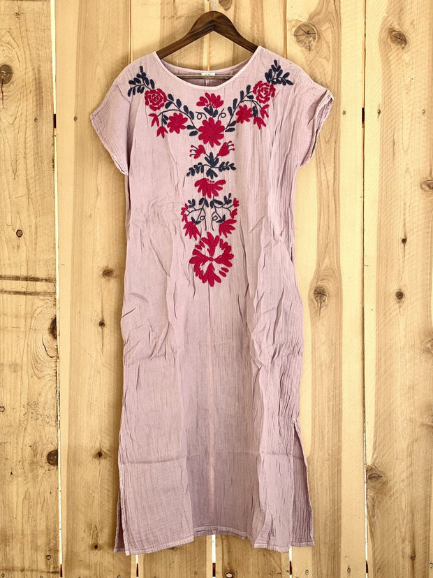 Dirty Rose Dress - sustainably made MOMO NEW YORK sustainable clothing, saleojai slow fashion