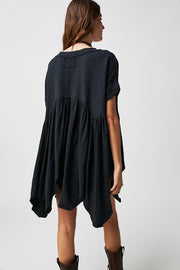 DRESS NAOMI 100% COTTON - sustainably made MOMO NEW YORK sustainable clothing, dress slow fashion