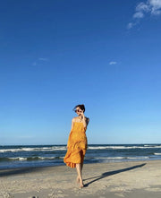 DRESS PIA - sustainably made MOMO NEW YORK sustainable clothing, cottoncollectionspring2023 slow fashion
