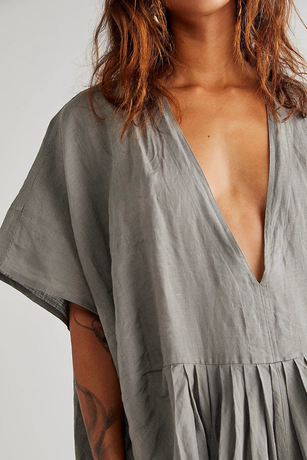 DRIFTER LINEN DRESS X FREE PEOPLE, hand made - MOMO NEW YORK - su... DRIFTER LINEN DRESS X FREE PEOPLE, hand made - MOMO NEW YORK - su...