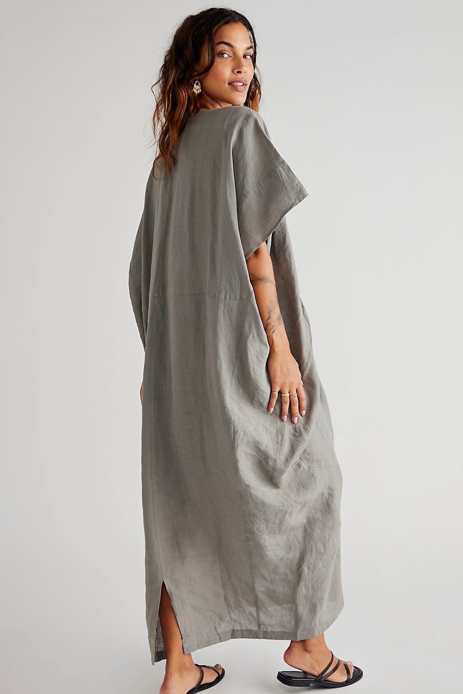 DRIFTER LINEN DRESS X FREE PEOPLE, hand made - MOMO NEW YORK - su... DRIFTER LINEN DRESS X FREE PEOPLE, hand made - MOMO NEW YORK - su...