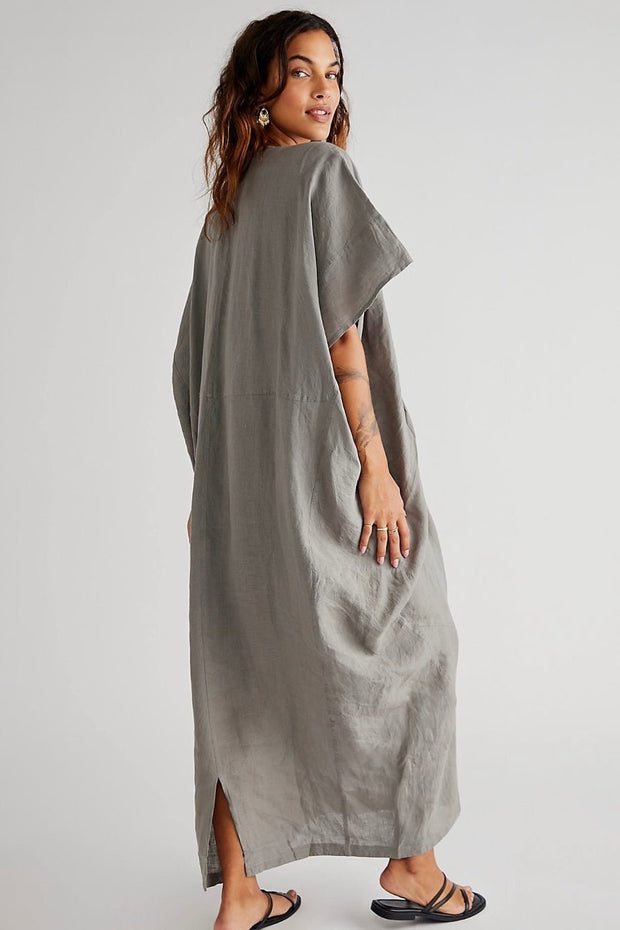 DRIFTER LINEN DRESS X FREE PEOPLE, hand made - MOMO NEW YORK - su... DRIFTER LINEN DRESS X FREE PEOPLE, hand made - MOMO NEW YORK - su...