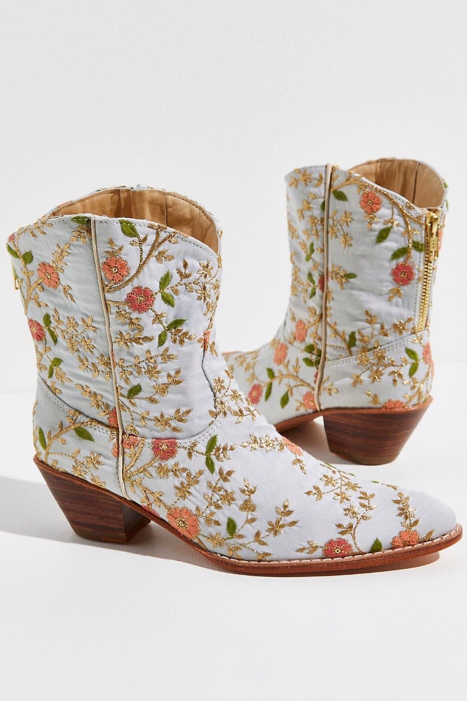 Hamisi Embroidered Ankle Boots