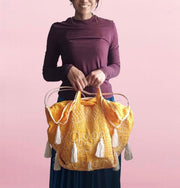 EMBROIDERED BOHO CHIC BAG ORION - sustainably made MOMO NEW YORK sustainable clothing, resort2023 slow fashion