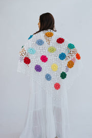 HAND COTTON CROCHET CARDIGAN COCO - sustainably made MOMO NEW YORK sustainable clothing, crochet slow fashion
