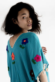 Kaftan Chirico - sustainably made MOMO NEW YORK sustainable clothing, Boho Chic slow fashion