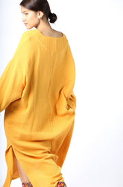 KAFTAN DRESS AKIRA - sustainably made MOMO NEW YORK sustainable clothing, kaftan slow fashion
