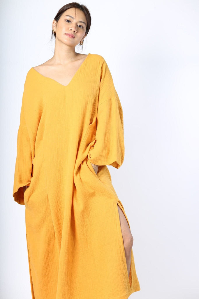 KAFTAN DRESS AKIRA, hand made - MOMO NEW YORK