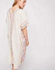 KAFTAN DRESS ISLA - sustainably made MOMO NEW YORK sustainable clothing, kaftan slow fashion