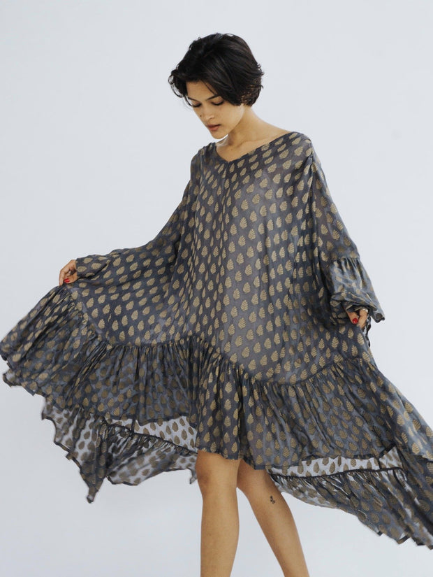 KAFTAN DRESS SARAH - sustainably made MOMO NEW YORK sustainable clothing, kaftan slow fashion