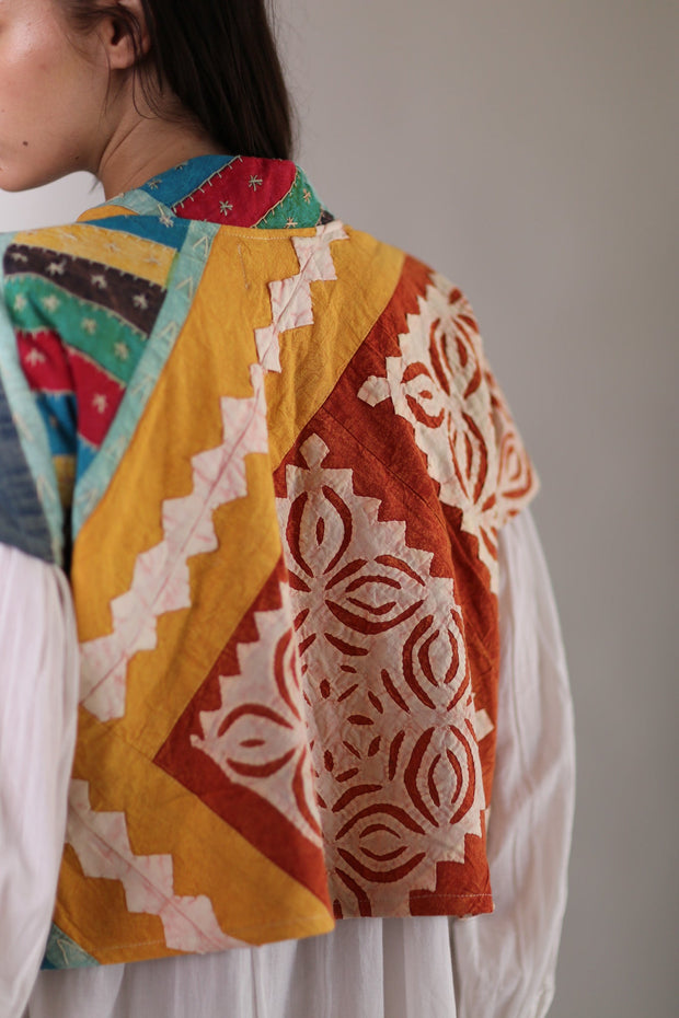 KIMONO VEST KREATREES - sustainably made MOMO NEW YORK sustainable clothing, Kimono slow fashion