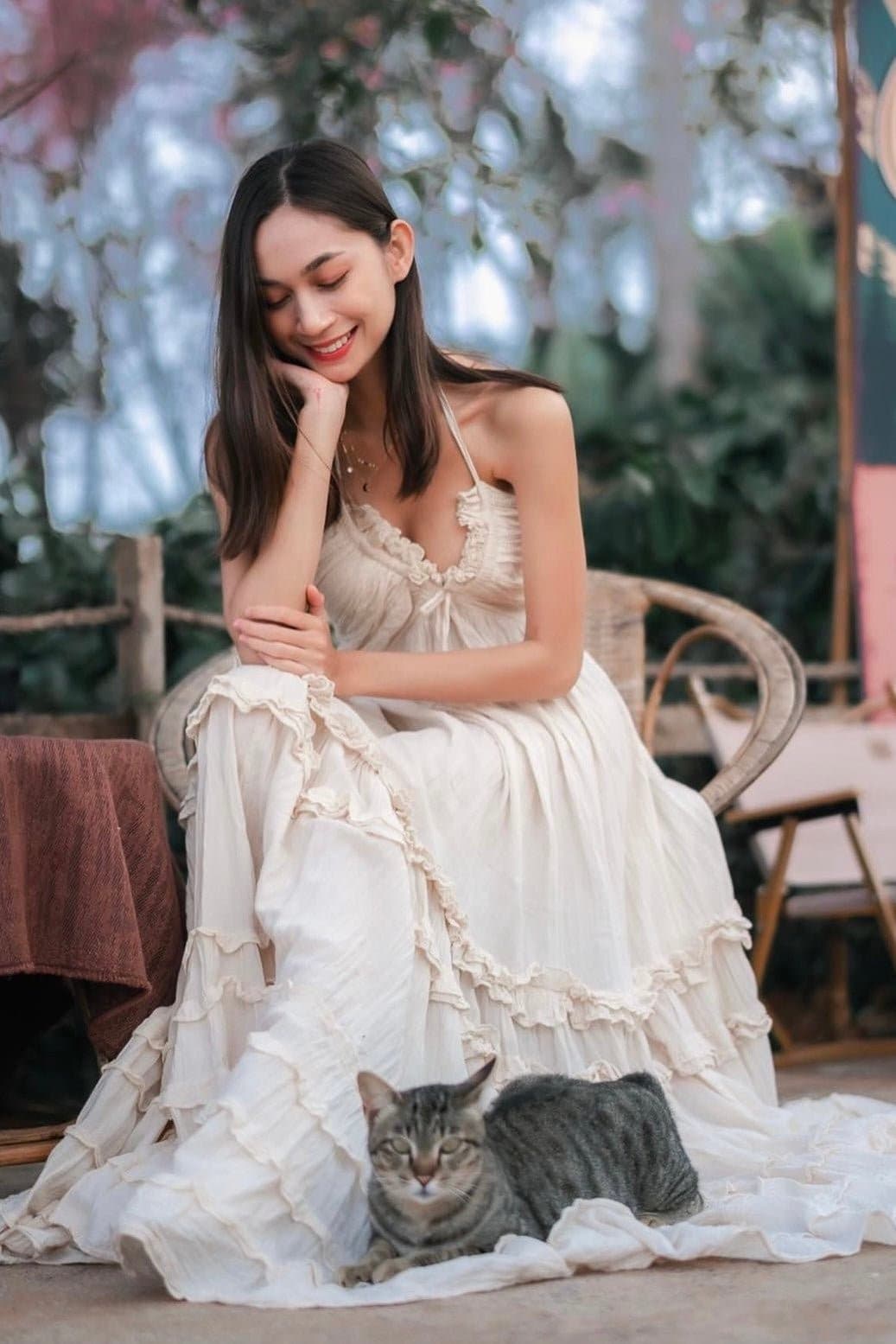 momo dress MAXI COTTON DRESS WILDER, hand made - MOMO NEW YORK
