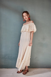 Maxi Dress Piper - sustainably made MOMO NEW YORK sustainable clothing, kaftan slow fashion