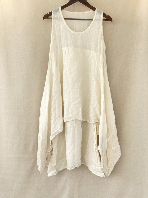 Mini Cotton Dress - sustainably made MOMO NEW YORK sustainable clothing, saleojai slow fashion