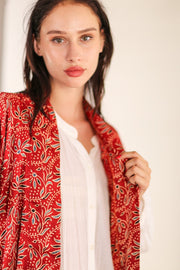 MODAL SILK KIMONO UNIS - sustainably made MOMO NEW YORK sustainable clothing, Kimono slow fashion