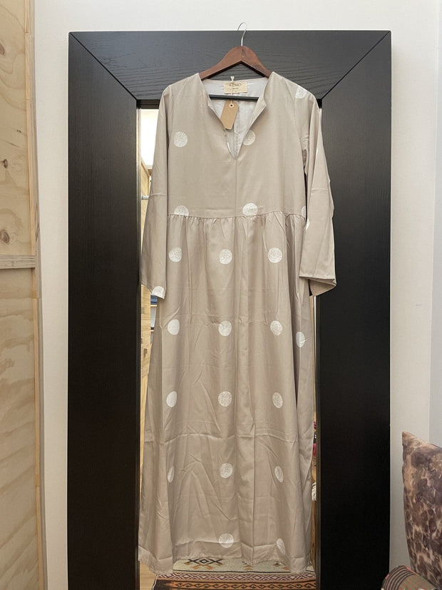 Moon Valley; Luna Maxi Dress - sustainably made MOMO NEW YORK sustainable clothing, Boho Chic slow fashion