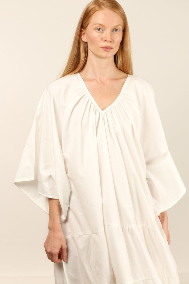 MY COMFY COTTON KAFTAN DRESS GILA, hand made - MOMO NEW YORK