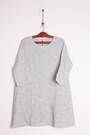 ORGANIC COTTON DRESS STELLA - sustainably made MOMO NEW YORK sustainable clothing, kaftan slow fashion