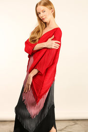 PLEATED KAFTAN DRESS MARA - sustainably made MOMO NEW YORK sustainable clothing, dress slow fashion