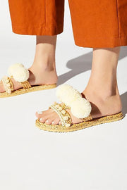 Pom Pom Aruba Perfect Summer Sandal - sustainably made MOMO NEW YORK sustainable clothing, preorder slow fashion
