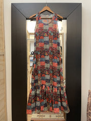 Printed Maxi Dress - sustainably made MOMO NEW YORK sustainable clothing, Boho Chic slow fashion