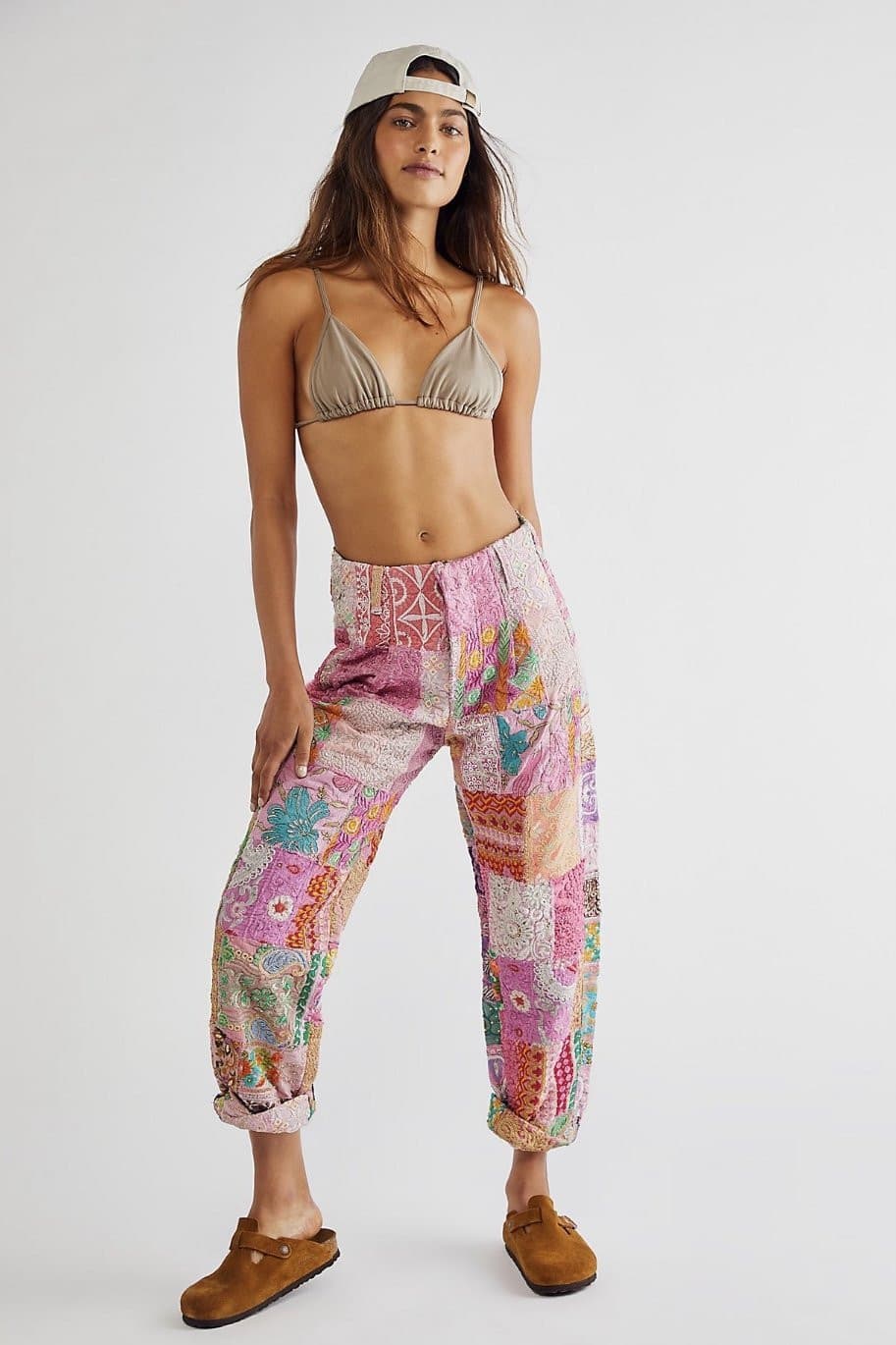 Embroidery Patchwork Trousers/TODAYFUL12510701 - Select Shop