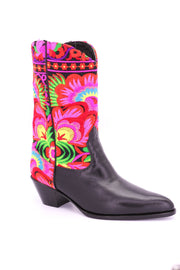 SELINA EMBROIDERED WESTERN COWBOY BOOTS X FREE PEOPLE - sustainably made MOMO NEW YORK sustainable clothing, boots slow fashion