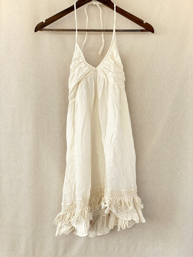 Sexy Mini Cotton Dress - sustainably made MOMO NEW YORK sustainable clothing, saleojai slow fashion