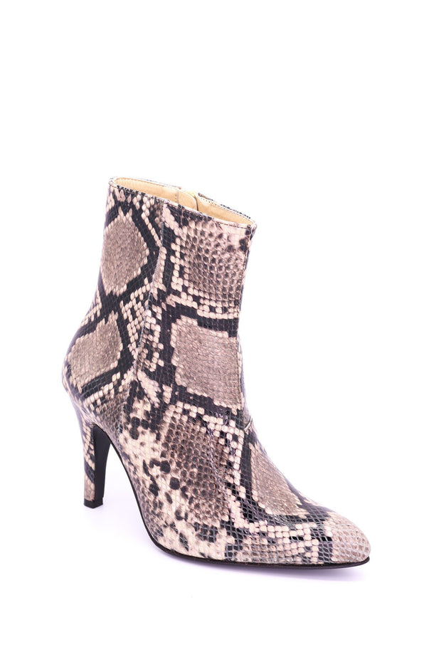 SNAKE HEEL BOOTS TIBY - sustainably made MOMO NEW YORK sustainable clothing, boots slow fashion