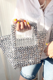 Sparkle Beaded Bag Stylist Pernille - sustainably made MOMO NEW YORK sustainable clothing, Beaded slow fashion