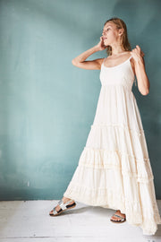 Summer Dress Tamara - sustainably made MOMO NEW YORK sustainable clothing, Boho Chic slow fashion