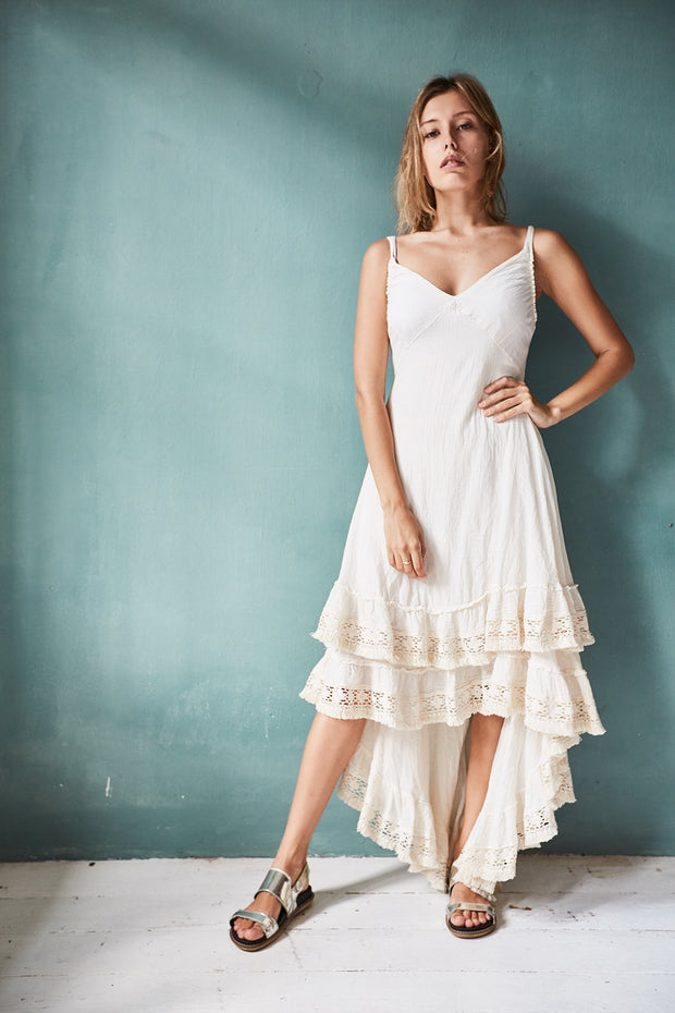 Summer Dress Tunika - sustainably made MOMO NEW YORK sustainable clothing, Boho Chic slow fashion
