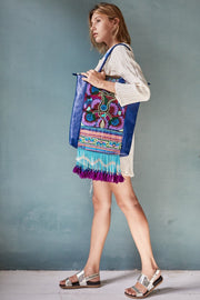 Tote Bag Janis - sustainably made MOMO NEW YORK sustainable clothing, samplesale1022 slow fashion