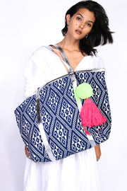 TRIBAL HAND EMBROIDERED BAG EMINE - sustainably made MOMO NEW YORK sustainable clothing, offer slow fashion