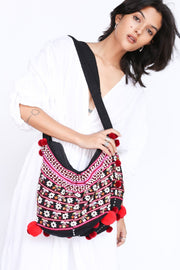 TRIBAL HOBO MIMS - sustainably made MOMO NEW YORK sustainable clothing, offer slow fashion