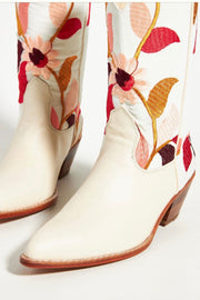 WESTERN EMBROIDERED BOOTS X ANTHROPOLOGIE - sustainably made MOMO NEW YORK sustainable clothing, boots slow fashion